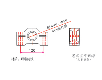 干磨式尘中轴承尺寸图