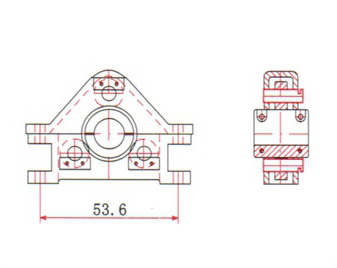 三轮竖轴轴承尺寸图